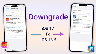 How to Downgrade iOS 17 to iOS 16.5 | Best iOS 17 Downgrade Tool