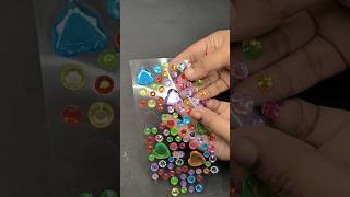 Stone sticker দিয়ে বোনের জন্য hair clipsকে decorate করলাম😱#shorts #hairclip #trending #viralshort