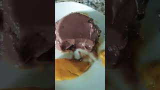 This is how it looks, the pudding that my 5 years old sun make #pudding #chocolate #shorts