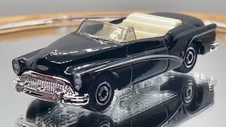 John316diecast Matchbox 1953 Buick Skylark Convertible Black #83 83/100 2022 Basic Car