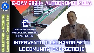 LEONARDO SETTI - Le Comunità Energetiche raccontate da uno dei massimi esperti.