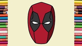 Deadpool | How to Draw Deadpool | Deadpool Drawing | Draw and Color Deadpool | Draw Deadpool