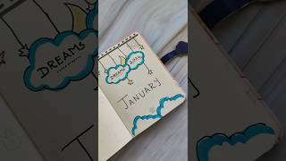 January journal/journal front page/journal tips/journal ideas#janjournal #newyear2024 #journaling