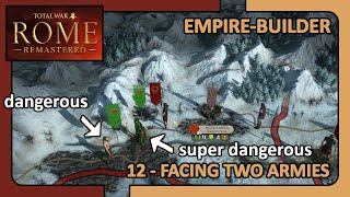 Massive Enemy Build-Up in Snowy Italy - Rome Total War