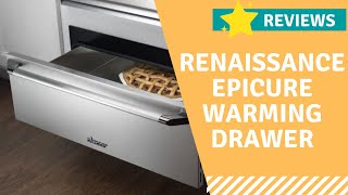 Renaissance Epicure Warming Drawer With Blue LED Light Indicator 4 Timer Settings Plus Mode Overview