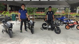 Zulfahmi Khairuddin buka peluang bagi budak sekecil umur 7 naik motor bersama MAM