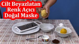 Cilt Beyazlatan Renk Açıcı Patates Maskesi