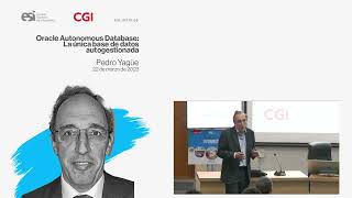 Conferencia Oracle Autonomous Database: La única base de datos autogestionada