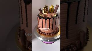 Chocolate Drip Cake _ #cake #chocolate #chocolatecake #drip #shorts