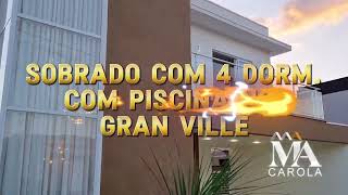 Sobrado Moderno  4 dorm. com piscina  no Gran Ville