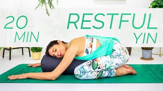 Restful Yin - 20 Minute Restorative Yoga Practice - Sacred Lotus Yoga