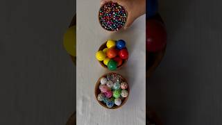 🌈New Satisfying Asmr beads, balls, Asmr colourful beads falling items #oddlysatisfying #asmrsounds