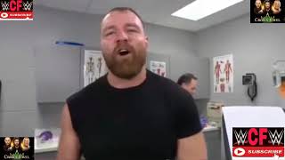 WWE Monday night RAW Dean Ambrose backstage 26 November 2018