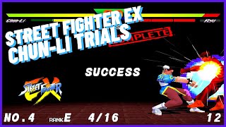 Chun li Street Fighter EX trials