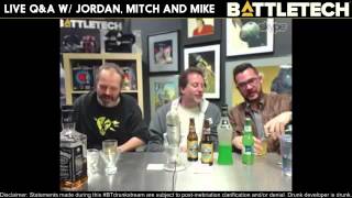 Mitch, Jordan and Mike of Battletech - Toast To George