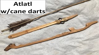 Atlatl throwing