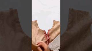 Boat neck design with V cut || sewing tips and tricks #viral  #sewing #shorts