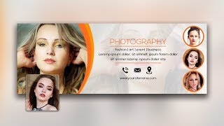 Stylish Facebook Cover Design in Photoshop || Photoshop Tutorial