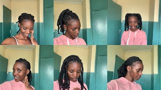 Wow! Easy DIY short Yarn/Brazilian Twist/Protective style Tutorial