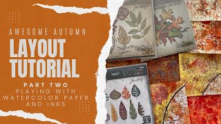 Let’s turn plain paper into something special with Tim Holtz inks and stamps. @timholtz