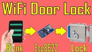 WiFi Home Door Lock| Blynk | iot project # 4