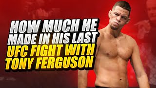 Nate Diaz Made HOW MUCH In His Last UFC Fight? Tony Ferguson