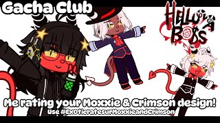 #Ex0ticratesurMoxxieandCrimson ||Helluva Boss||Gacha Club||⚠️Read desc ⚠️