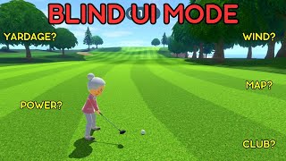 I Joined a Blind Mode TOURNAMENT! (Switch Sports Golf)