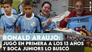 La historia de Ronald Araujo: el buen estudiante que jugó en Primera a los 13 años y lo buscó Boca