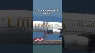 Emirates a380 is too big to land 😂