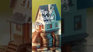 Top 5 richest bank's🏦 in India #shorts #sbi