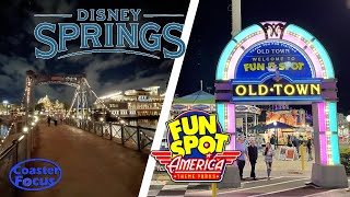 Fun Spot Kissimmee and Disney Springs Vlog! Two Free Admission Parks around Orlando!