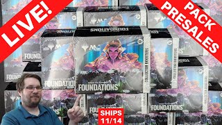 🔴LIVE! MTG Rip & Ship w/ Lance! Foundations Battle Presales + Other Collector Packs! #MTG Ship 11/14