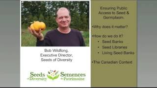 Keeping Seed in the PublicDomain