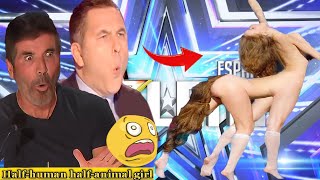 Sacred Riana Magician Fan Made SCARES The Judges with Half Man Half Horse, Britain's Got Talent 2023