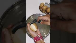 Master Chef Hindi Trending Recipe | Potato Peel Chips | Zero Waste potato crisps | #MadhuRam Foodz