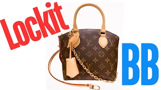 LOUIS VUITTON *NEW LOCKIT BB * MONOGRAM CANVAS