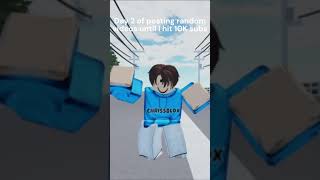 Day 2 of posting random shorts until I hit 10K! #shorts #viral #trending #roblox #memes