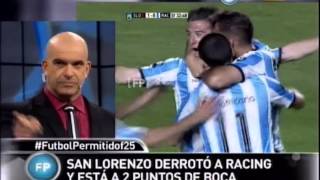 Debate: San Lorenzo derrotó a Racing y está a 2 puntos de Boca - 20-09-15