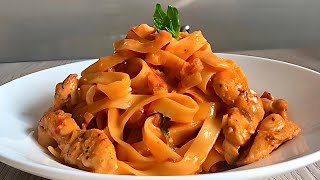 Spicy Chicken Pasta with Creamy Tomato Sauce | Chicken Pasta | Pasta Recipes