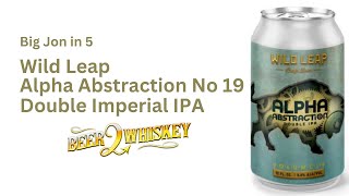 Wild Leap Alpha Abstraction Vol 19 Double Imperial IPA