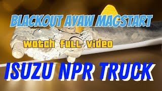 ISUZU NPR TRUCK 2014 MODEL BLACK OUT/ no power no start