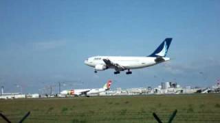 A313 SATA CS-TGV landing from BVC (Boavista-Cape Verde Island)