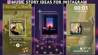 How To Add Music Song On Instagram Story | Music Story Ideas For Instagram