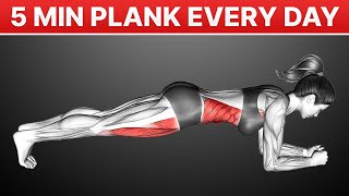 What will happen to your body if you plank for 5 minute everyday