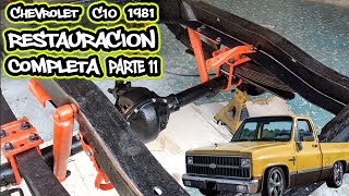 🔥RESTAURACION COMPLETA PICK UP CHEVROLET C10 1981🔥INSTALANDO EL DIFERENCIAL🔥