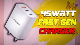 Ambrane GaN charger 45W unboxing || #ambrane #gancharger  #adopter #fastcharging  #unboxing