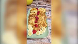 Bananen Pancakes in 5 MINUTEN selber machen | Nur 4 Zutaten ein super leckeres Frühstück