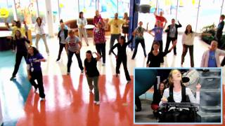 Flash Mob Performs "Moves Like Jagger" for Ranken Jordan Outpatient Desi