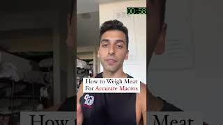 How to Properly Weigh Your Meat For Accurate Macros & Calories (Step-By-Step Tutorial)